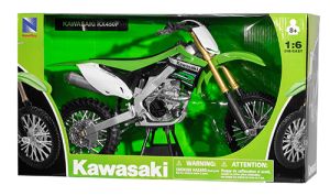 Miniatuur motor 1:6 cross Kawasaki