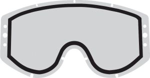 Double lens + R.O. 100% Goggles Clear