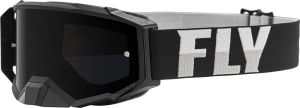 Fly MX-Goggle Zone PRO Black-White (Smoke Lens)