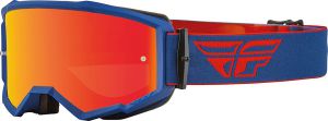 Fly MX-Goggle Zone Red-Navy (Mirror Lens)