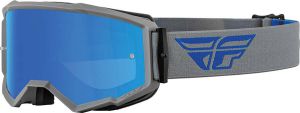 Fly MX-Goggle Zone Youth Grey-Blue (Smoke Lens)