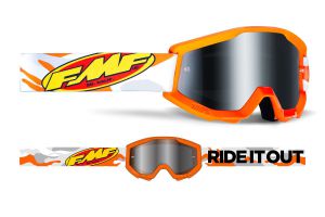 FMF Goggles Powercore Youth Assault Grey (Mirror)