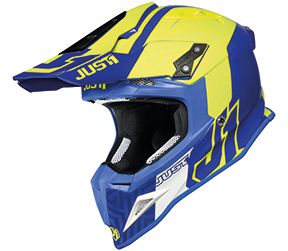 JUST1 Helmet J12 PRO Syncro Fluo Yellow-Blue 58-M