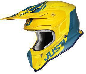 JUST1 Helmet J18 Pulsar Yellow-Blue 58-M