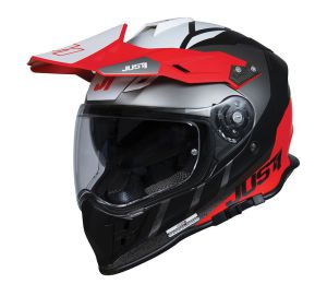 JUST1 Helmet J34 Pro Outerspace Black-Red-White 54-XS