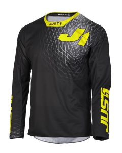 JUST1 MX-Jersey J-FORCE Adult Lighthouse Grey-Yellow Fluo (XXL)