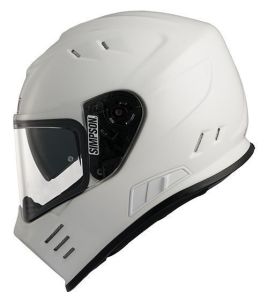 Simpson Helmet Venom White (MA) 54-XS