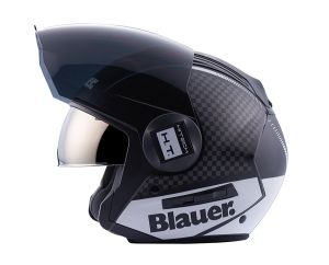 Blauer Helmets Real B Graphic Matt black-Tit-White H122 (60-L)