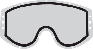 Double lens + R.O. 100% Goggles Clear