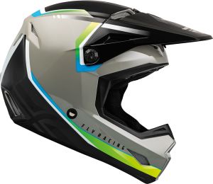 Fly Helmet ECE Kinetic Vision Grey-Black (50-YM)