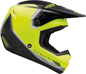 Fly Helmet ECE Kinetic Vision Yellow fluo-Black (56-S)