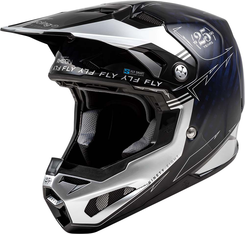 fly helmet formula s carbon legacy blue carbonsilver 62xl 
