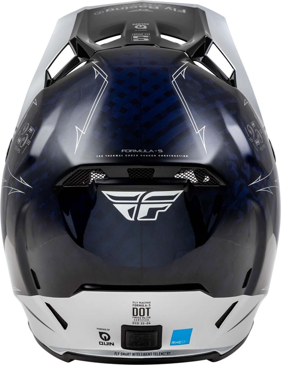 fly helmet formula s carbon legacy blue carbonsilver 62xl 