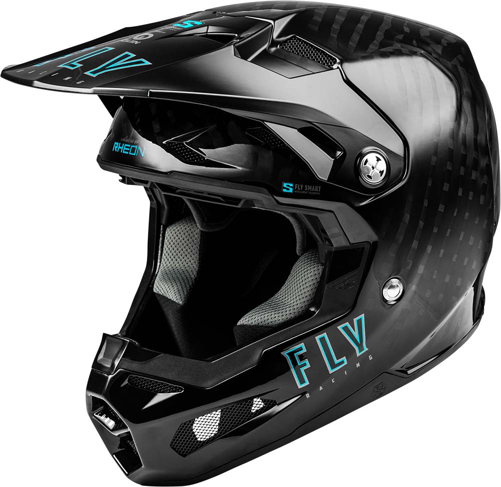 fly helmet formula s carbon solid black 54xs 
