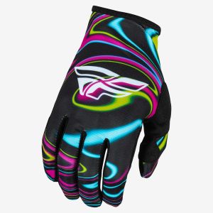 Fly MX-Gloves Lite 731-Warped Black-Pink Electric 10-L