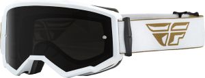Fly MX-Goggle Zone White/Gold (Smoke Lens)