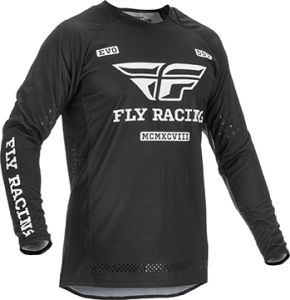 Fly MX-Jersey Evolution Black-White (52-L)