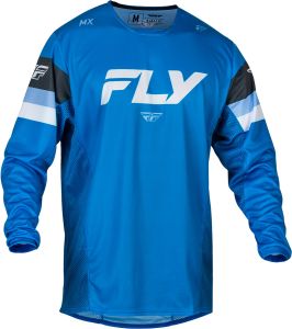 Fly MX-Jersey Kinetic 533-Prix Bright Blue-Charcoal-White (48-S)