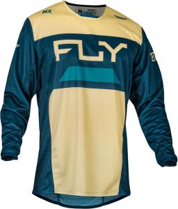Fly MX-Jersey Kinetic 538-Reload Ivory-Navy-Cobalt (54-XL)