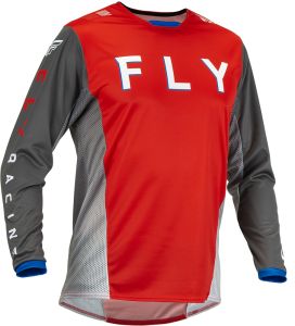 Fly MX-Jersey Kinetic Kore Red/Grey (48-S)