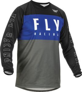 Fly MX-Jersey Youth F-16 Blue-Grey-Black (YXL)