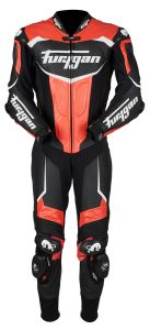 Furygan 6545-102 Leather suit Overtake Black-Red-White 46