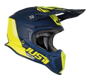 JUST1 Helmet J18 MIPS Pulsar Yellow Fluo/Blue 60-L