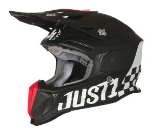 JUST1 Helmet J18 Old School Black Matt 62-XL