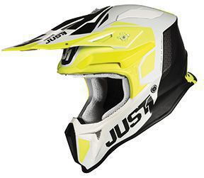 JUST1 Helmet J18 Pulsar Fluo Yellow-White-Black 62-XL