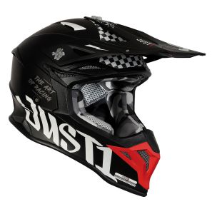 JUST1 Helmet J39 Rock Red/White/Black 58-M