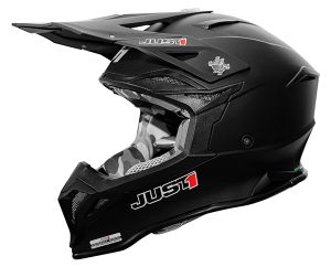 JUST1 Helmet J39 Solid Matt Black 56-S