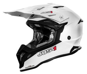 JUST1 Helmet J39 Solid White 56-S