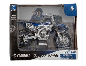 Miniatuur motor RHC Yamaha Racing Team C. Webb (2) 1:12