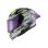 Nexx Helmet X.R3R GLITCH RACER CARBON WHITE NEON 60-L