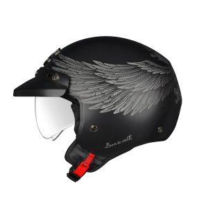 NEXX Helmet Y.10 Eagle Rider Black-Grey Matt (54-XS) NEXX Helmet Y.10 Eagle Rider Black-Grey Matt (54-XS)