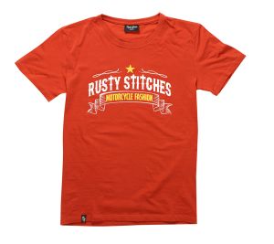 Rusty Stitches T-Shirt #103 (Rusty Red) (S)