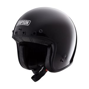 Simpson Helmet ECE22.06 Chopper Solid Black 62-XL