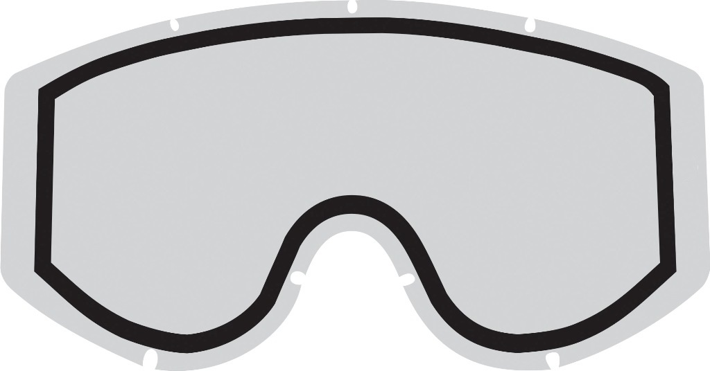 [90601-11-901] Double lens Scott 83-89 / Jopa Venom Clear (Transparente)