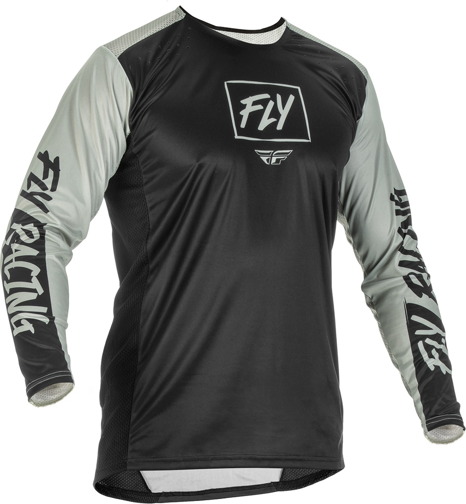 [70200-S-720] Fly MX-Jersey Lite (S, Negro-Gris)