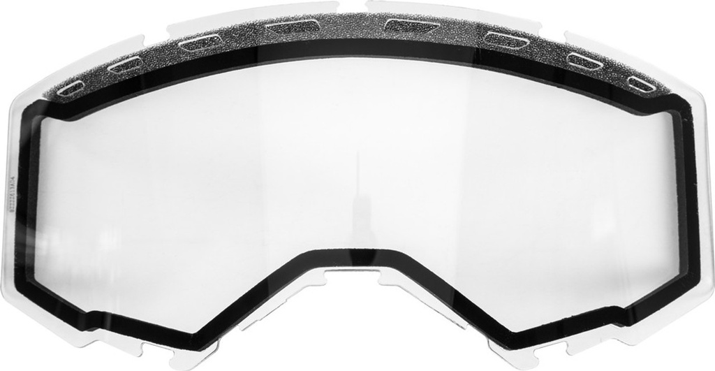 [70190-00-449] Fly Spare Parts MX-Goggles DUAL LENS WITH VENTS ADULT CLEAR