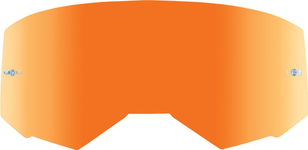 Fly Spare Parts MX-Goggles YOUTH SINGLE LENS ORANGE MIR/SMK W/ POST
