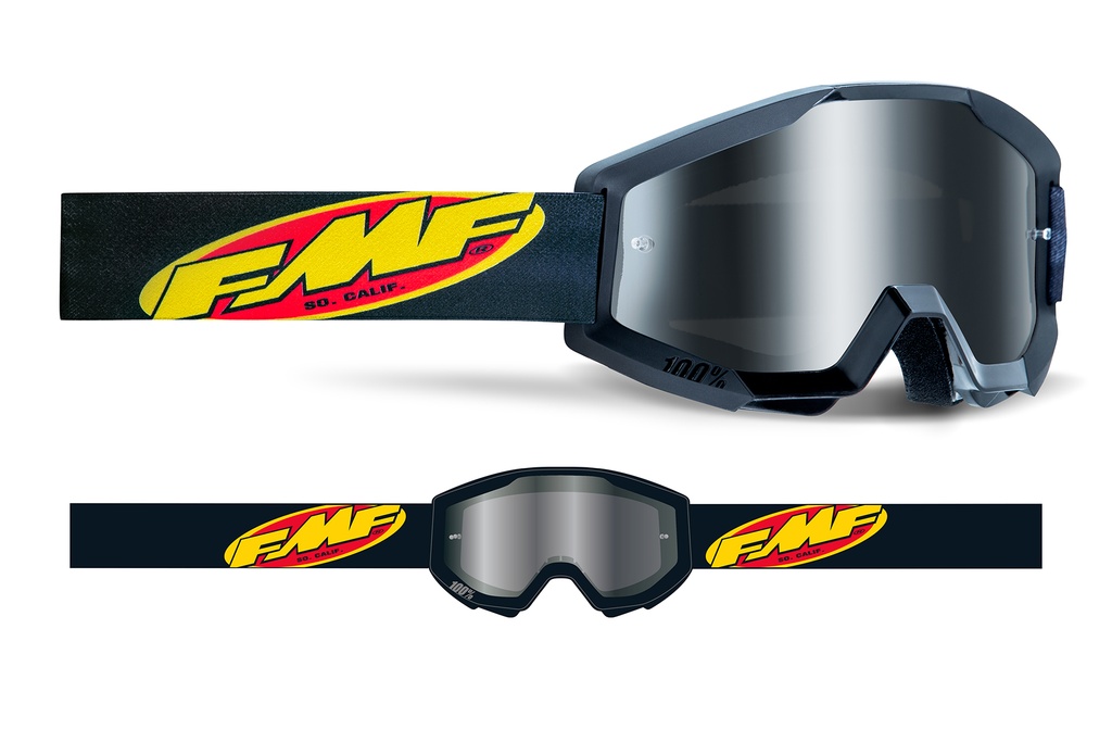 [23110-00-101] FMF Goggles Powercore Core (Mirror) (Noir)