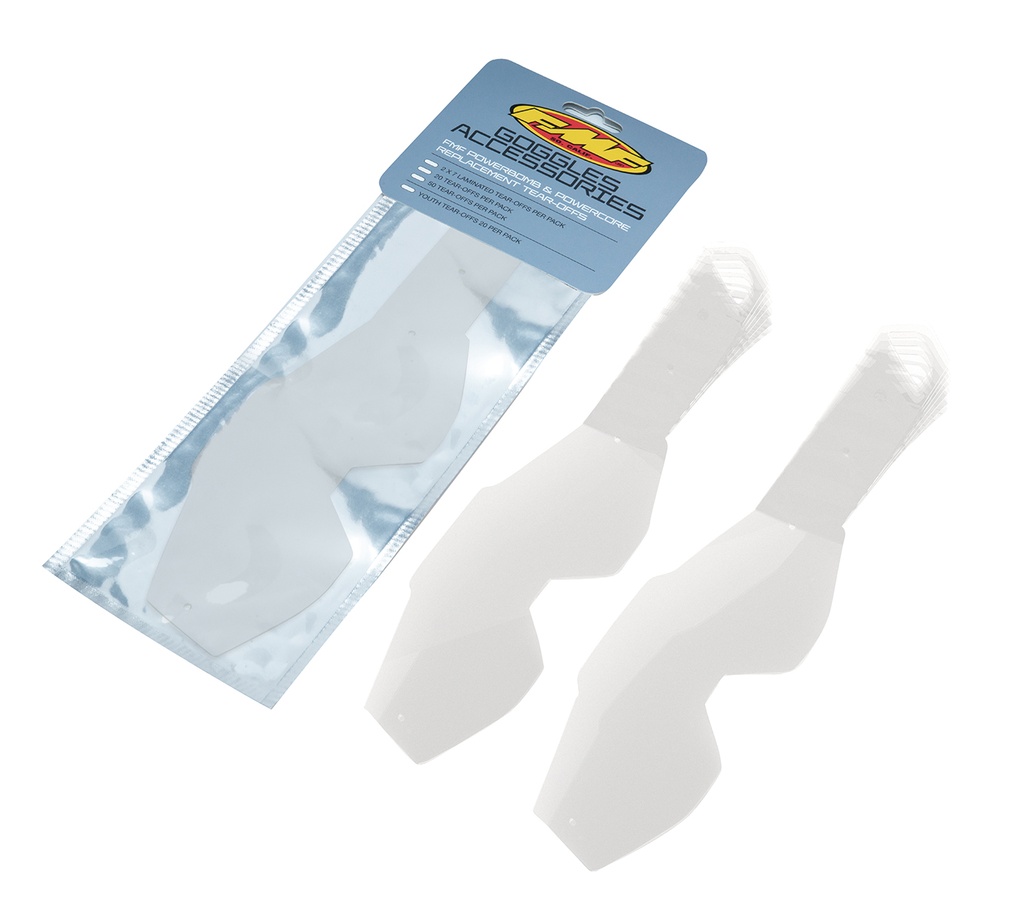 [23908-00-200] FMF Spare Parts Powerbomb Laminated Tear-Offs (2x 7-Pack)