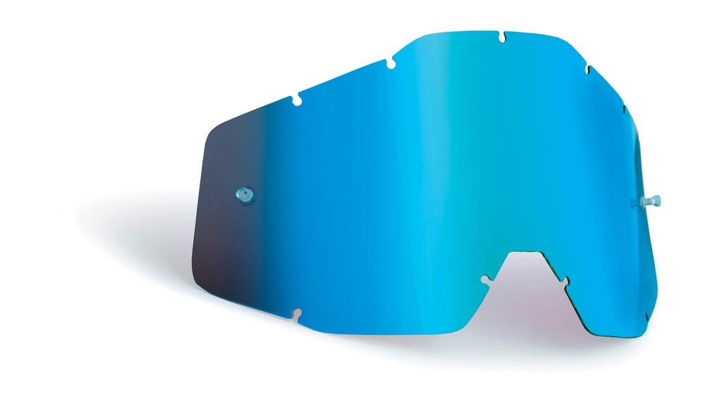 FMF Spare Parts Powerbomb Youth Lens Blue Mirror
