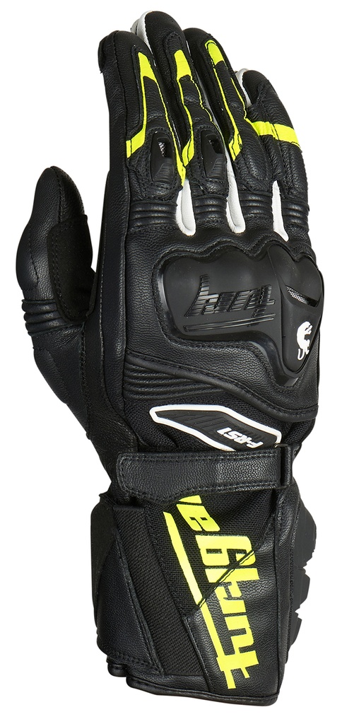 [65602-S-048] Furygan 4545-1048 Gloves F-RS1 Black-Fluor Yellow-White S