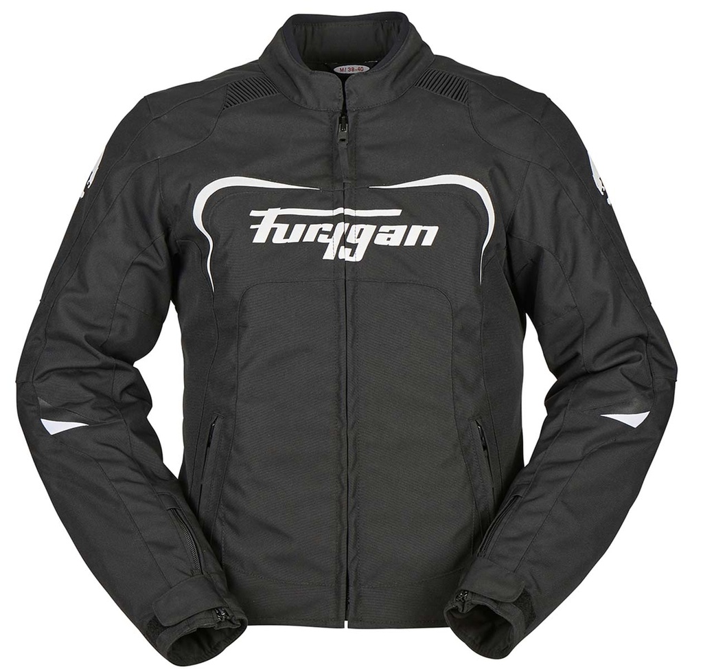 [65578-M-143] Furygan 6376-143 Jack Cyane Black/White L (M)