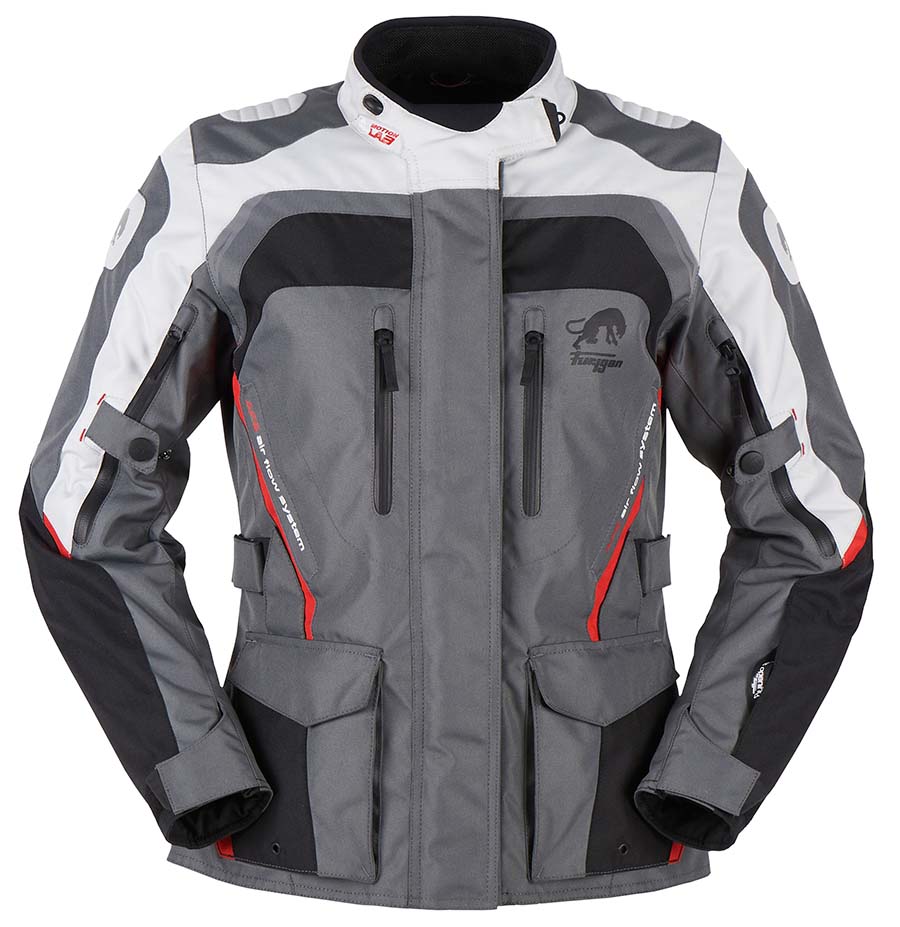 [65577-S-905] Furygan Jack Apalaches Lady (S, Black/Gray/Red)
