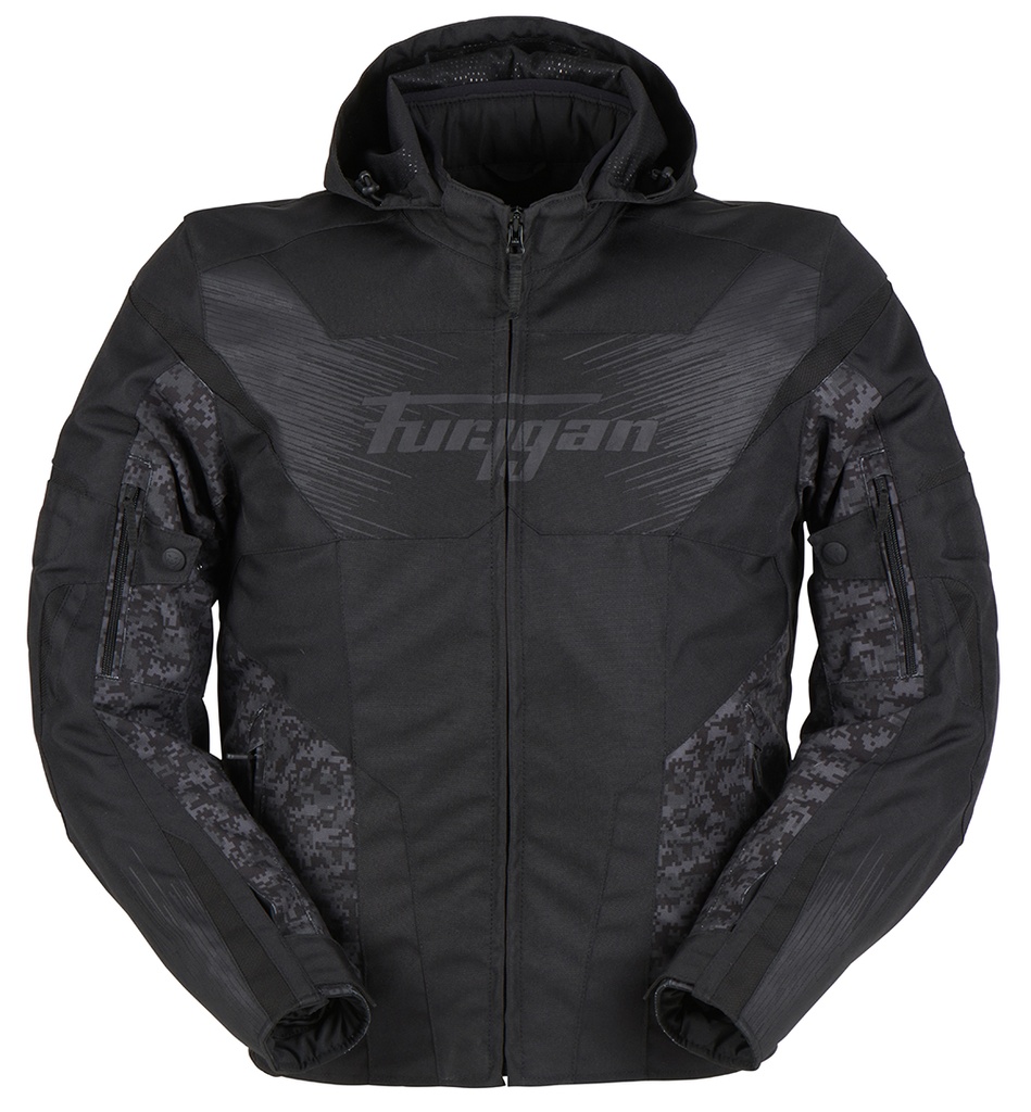 [65324-S-149] Furygan Jack Shard (S, Black/Pixel)