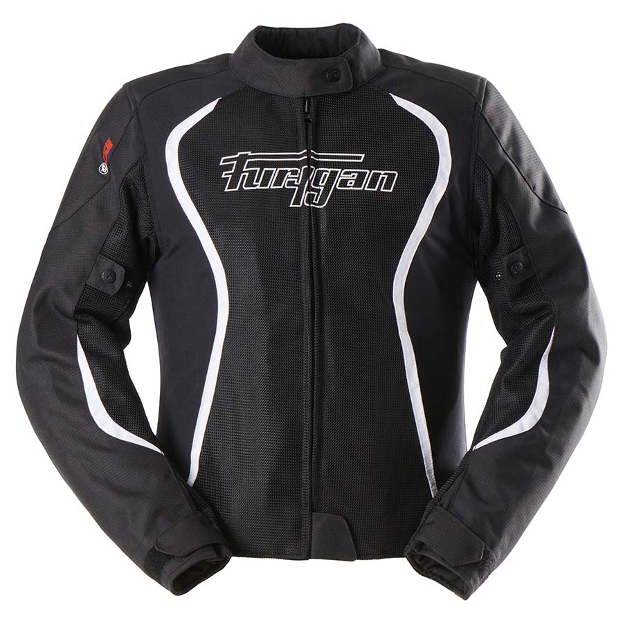 [65073-3XL-143] Furygan Jack Odessa 3in1 Vented (3XL, Black/White)