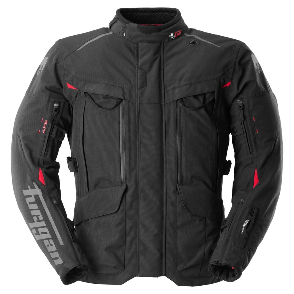 [65357-S-100] Furygan Jacket Challenger (S, Negro)